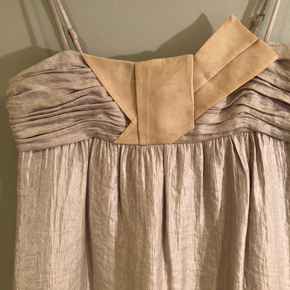 BCBG // Shimmering Gold Dress - Picture 2 of 3